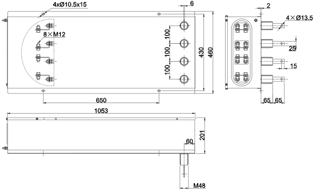直流两线电源滤波器
