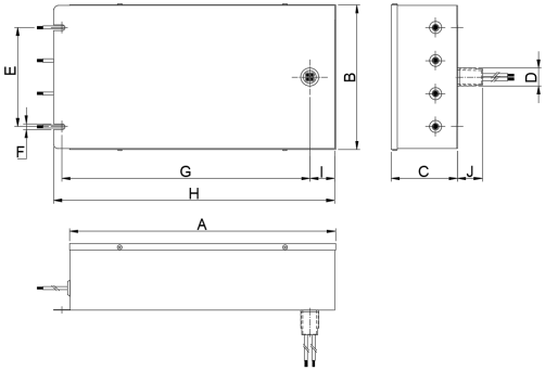 单相两线制电源滤波器